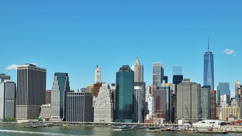 Across the Hudson from 30 Columbia Heights.